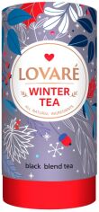 Акция на Бленд чорного чаю Lovare Winter Tea з фруктами та пелюстками квітів 80 г от Rozetka