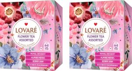Акция на Упаковка чаю Lovare Асорті Квітковий 4 види по 8 пакетиків х 2 шт от Rozetka