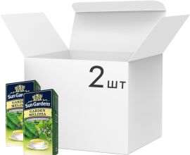Акція на Упаковка Чаю зеленого Sun Gardens Garden Melissa 2 шт по 25 пакетиків від Rozetka