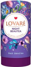 Акция на Бленд чорного чаю Lovare Краса ночі з плодами, пелюстками квітів, ароматом королівської гранатової сливи та інжиру  80 г от Rozetka