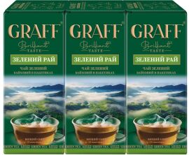 Акция на Упаковка чаю зеленого Graff Green Paradise 20 пакетиків х 3 шт от Rozetka