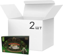 Акция на Упаковка чаю зеленого Sun Gardens Gunpowder 20 пірамідок по 2.5 г х 2 шт от Rozetka