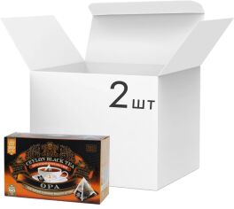 Акция на Упаковка чаю чорного Sun Gardens OPA 20 пірамідок по 2.5 г х 2 шт от Rozetka