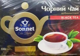 Акція на Чай чорний Sonnet English Breakfast 100 пакетів в індивідуальній упаковці від Rozetka