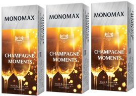 Акция на Упаковка чаю Мономах чорного та зеленого Champagne Moment 3 пачки по 25 пакетиків от Rozetka