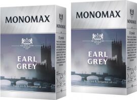 Акція на Упаковка цейлонського чорного чаю Мономах Earl Grey 90 г х 2 шт від Rozetka