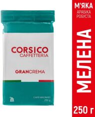 Акция на Кава мелена CORSICO Caffetteria Gran Crema 250 г от Rozetka