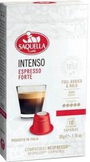 Акция на Кава в капсулах SAQUELLA Espresso Intenso 10 капсул от Rozetka