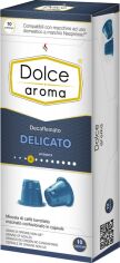 Акція на Капсула Dolce Aroma Delicato Decaffeinato для системи Nespresso 5 г х 10 шт. від Rozetka