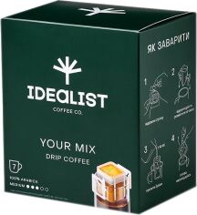 Акція на Кава мелена Дріп-пакет Idealist Coffee Co Твій Мікс 7 шт х 12 г від Rozetka