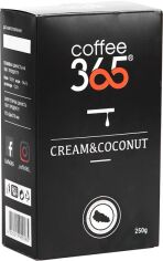 Акція на Кава мелена Coffee365 Cream & Coconut 250 г від Rozetka