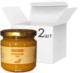 Акція на Упаковка медової суміші Natur Boutique Прополісний мед 250 г х 2 шт (0.5 кг) від Rozetka