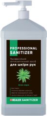 Акція на Антисептик HEALER Pro Sanitizer для шкіри рук Алое вера з дозатором 1000 мл від Rozetka