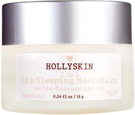 Акція на Відновлювальна маска-бальзам для губ Hollyskin Lip Sleeping Mask & Balm 16 г від Rozetka