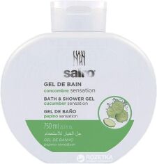 Акция на Гель для ванни та душу Sairo Bath&Shower Gel Cucumber Sensation 750 мл от Rozetka
