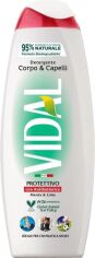 Акція на Гель-шампунь для душу Vidal Antibacterial Hair & Body Wash Mint & Lime Антибактеріальний з м'ятою та лаймом 250 мл від Rozetka