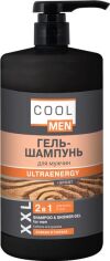 Акция на Гель-шампунь Cool Men Ultraenergy 2 в 1 1 л от Rozetka