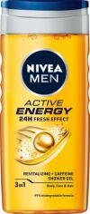 Акція на Гель для душу NIVEA MEN Активна Енергія 3в1 для тіла, обличчя та волосся 250 мл (4005900831675/4006000032849) від Rozetka
