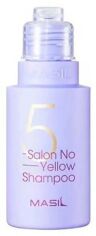 Акція на Шампунь Masil 5 Salon No Yellow Shampoo проти жовтизни волосся 50 мл від Rozetka