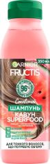 Акция на Шампунь для тонкого волосся Garnier Fructis Superfood Соковитий кавун 350 мл от Rozetka