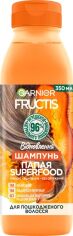 Акція на Шампунь для пошкодженого волосся Garnier Fructis Папая суперфуд відновлення 350 мл від Rozetka
