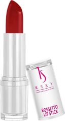 Акція на Помада для губ KSKY Shiny Silver Rossetto Lipstick KS 209 глибокий червоний 5 г від Rozetka