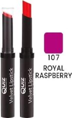 Акція на Помада Quiz Velvet long lasting lipstick 107 Royal Raspberry 3 г від Rozetka