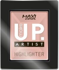 Акция на Хайлайтер Maxi Color Make Up Artist тон 02 Рожеве золото 8 г от Rozetka