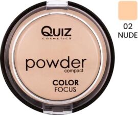 Акция на Пудра Quiz Color Focus powder with mirror з дзеркалом 02 nude 12 г от Rozetka