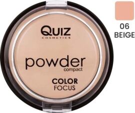 Акція на Пудра Quiz Color Focus powder with mirror з дзеркалом 06 beige 12 г від Rozetka