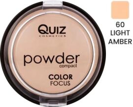Акція на Пудра Quiz Color Focus powder with mirror з дзеркалом 60 light amber 12 г від Rozetka