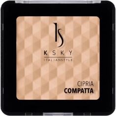 Акція на Компактна пудра KSKY Cipria Compatta KS 602 світлий беж 9 г від Rozetka
