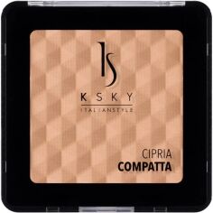Акція на Компактна пудра KSKY Cipria Compatta KS 603 натуральний беж 9 г від Rozetka