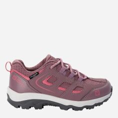 Акція на Підліткові трекінгові кросівки для дівчинки Jack Wolfskin Vojo texapore low 4042191_2197 37 (5US) 23.1 см Рожеві/Сірі від Rozetka