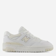Акція на Підліткові кеди для девочки New Balance 550 GSB550BK 36 Білі від Rozetka