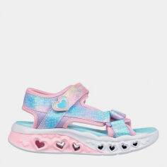 Акція на Дитячі сандалі для дівчинки Skechers Flutter Hearts Sandal 303105L LPMT 33.5 Рожеві від Rozetka