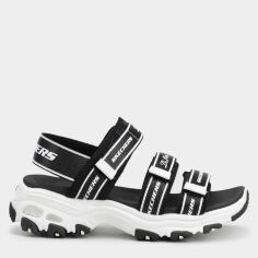 Акція на Дитячі спортивні сандалії для дівчинки Skechers D'Lites 664167L BLK 28.5 Білий/Чорний від Rozetka