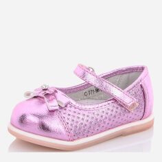 Акция на Дитячі туфлі для дівчинки Tom.m CT7198B 25 Рожеві от Rozetka