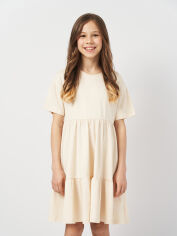 Акція на Дитяче літнє плаття для дівчинки Бембі PL397-200 134 см Молочне (14397521044.200) від Rozetka