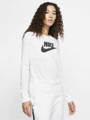 Акция на Лонгслів довгий жіночий Nike Tee Essential Icon BV6171-100 L Білий от Rozetka