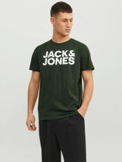 Акція на Футболка бавовняна довга чоловіча Jack & Jones 12151955-61280 M Mountain View від Rozetka