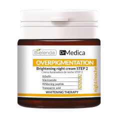 Акция на Освітлювальний нічний крем для обличчя Bielenda Dr Medica Overpigmentation Brightening Night Cream Step 2, 50 мл от Eva