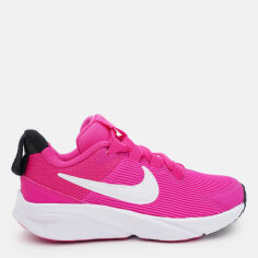 Акція на Дитячі кросівки для дівчинки Nike Star Runner 4 Nn DX7614-601 34 (2.5Y) Рожеві від Rozetka