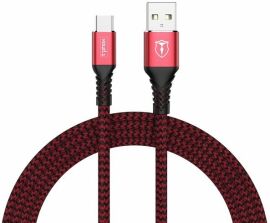 Акція на T-PHOX Usb Cable to USB-C Jagger 1m Red (T-C814 red) від Y.UA