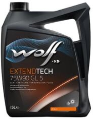 Акция на Трансмиссионное масло Wolf Oil Extendtech 75W-90 5 л от Stylus