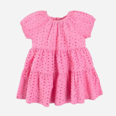 Акція на Дитяча літня святкова сукня для дівчинки Cool Club CCG2402160 80 см Рожеве від Rozetka