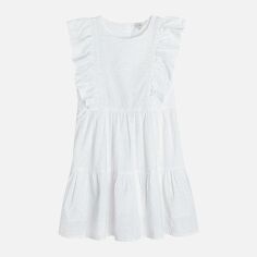 Акция на Дитяча літня сукня для дівчинки Cool Club CCG2412199 104 см White от Rozetka