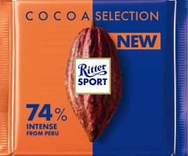 Акція на Шоколад Ritter Sport насичений темний 74% какао 100 г від Rozetka