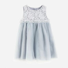Акція на Дитяча літня святкова фатинова сукня для дівчинки Cool Club CCG2403474 98 см Світло-синє від Rozetka