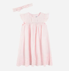 Акція на Дитяча літня святкова сукня для дівчинки Cool Club CCG2403543-00 104 см Світло-рожева від Rozetka